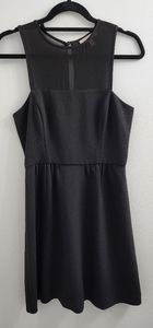 Banana Republic LBD with Sheer Collar